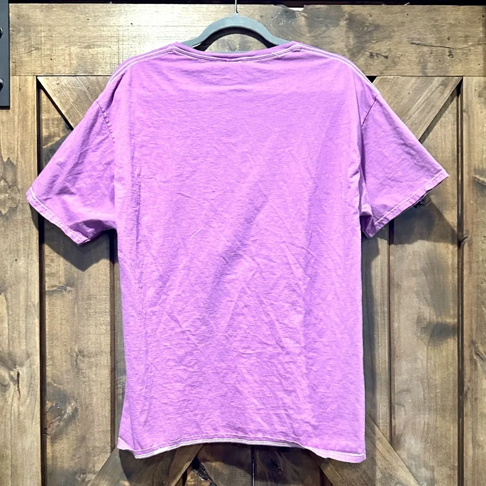 EUC Sweet Claire Purple Rhinestone Nashville Graphic Tee - Picture 3 of 10